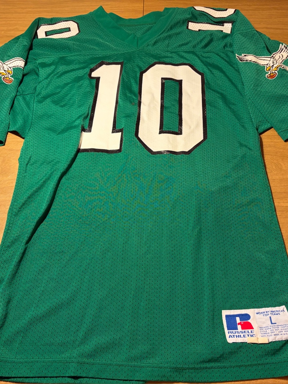 1990 Russell Athletic Philadelphia Eagles John Teltschik Football Jersey Size L